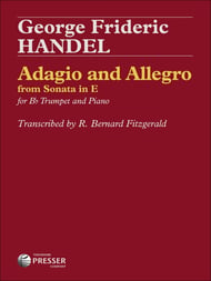 ADAGIO AND ALLEGRO TRUMPET SOLO cover